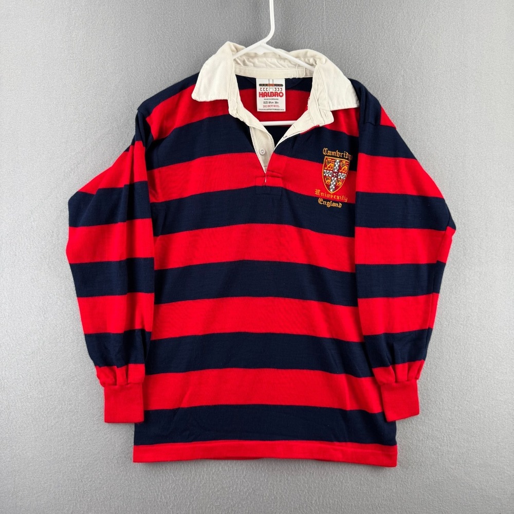 Vintage Cambridge University Rugby Shirt Mens 38 Small Halbro Made in England